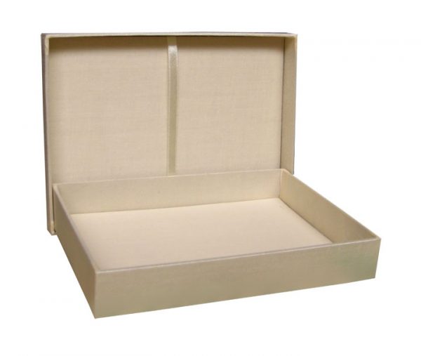 cream color wedding box