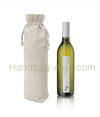 cotton wine bottle gift bag