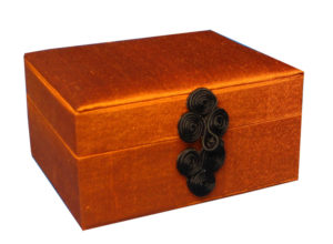 Chinese silk box