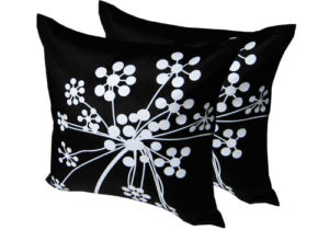 silk cushion cover with print