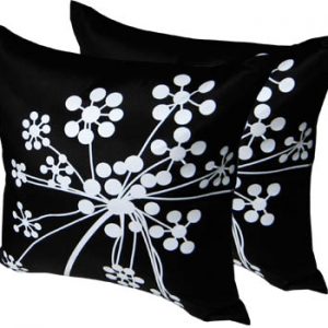silk cushion cover with print