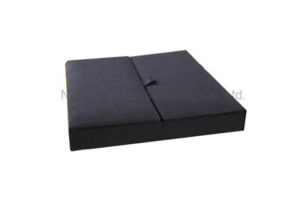 Black gatefold box for wedding invitations