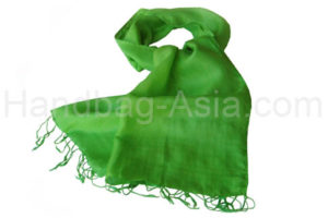 apple green taffeta silk shawl