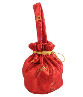 Red Chinese gift bag