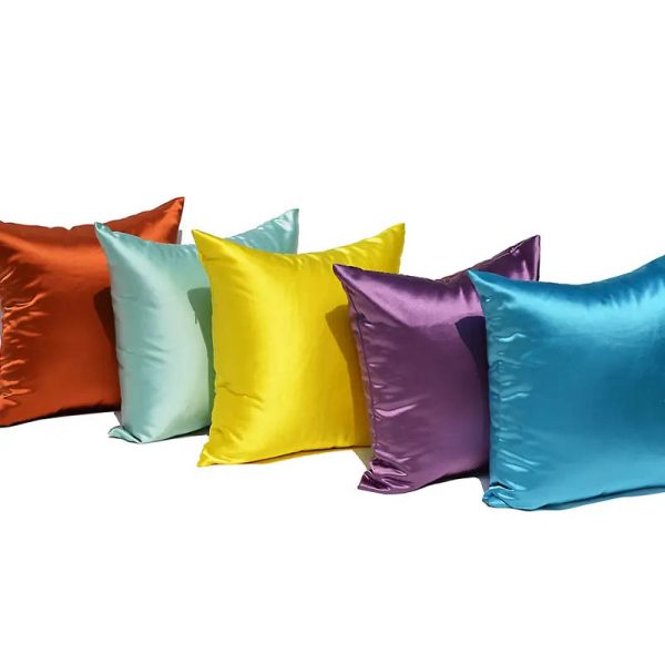 Collection of silk cushions in most famous color choice