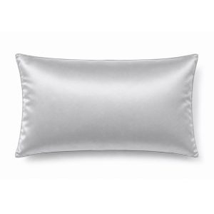 Silver Taffeta Silk Cushion Cover