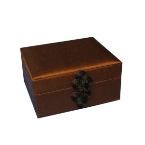 Thai silk jewelry box