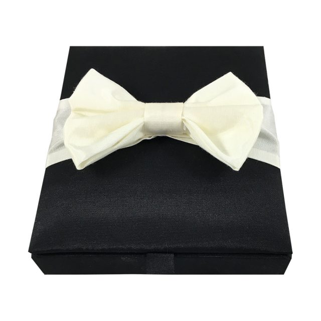 man bow wedding invitation box