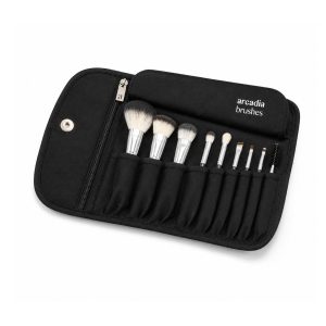 custom logo cotton brush bag