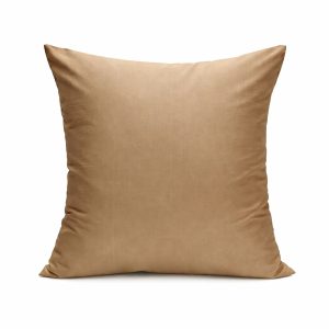 Golden beige Thai silk cushion