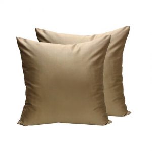 Golden Thai silk cushion
