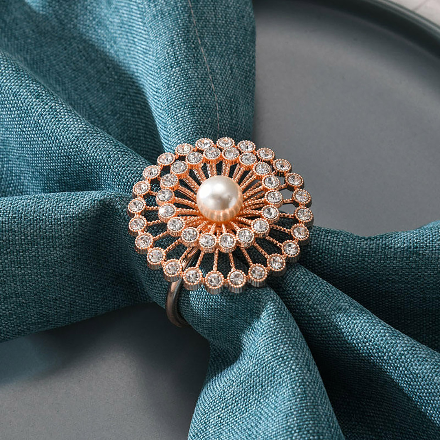 Luxury crystal napkin ring from Thailand