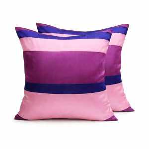 Timeless Striped Thai Silk Cushion Cover