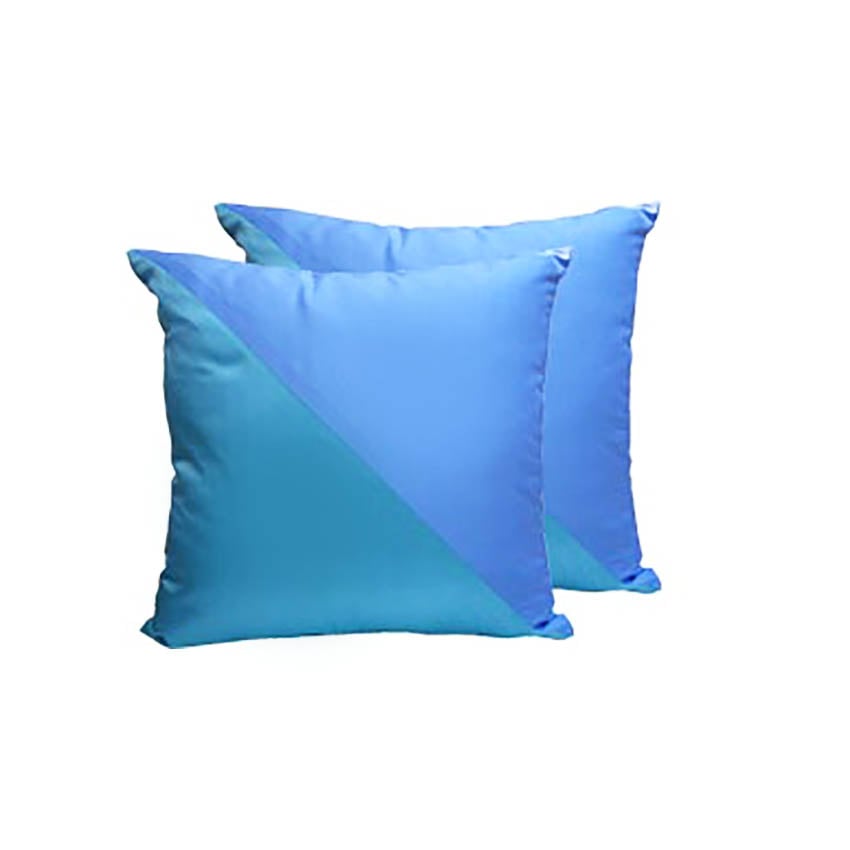 tifany blue silk cushions