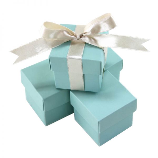 Tiffany blue favor box