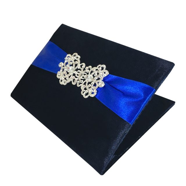 velvet invitation folio