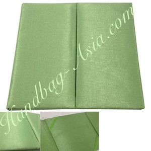 green wedding invitation folio