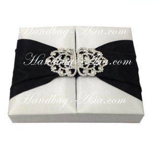 Luxury embellished wedding invitation box