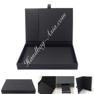 Black high-end paper invitation box