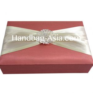 wedding box with large brooch