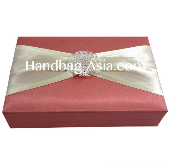 wedding box with large brooch