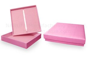 Pink Silk Wedding Box