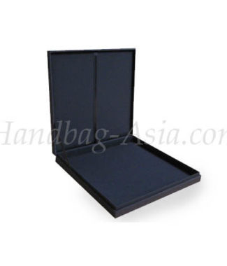 plain black wedding invitation box