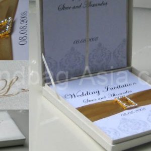 high end personalised wedding invitation