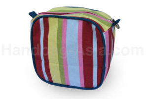 Cotton canvas cosmetic bag