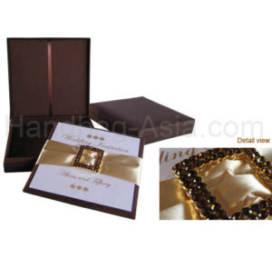 Luxury wedding box invitation set