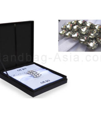 embellished black silk box with hinged lid