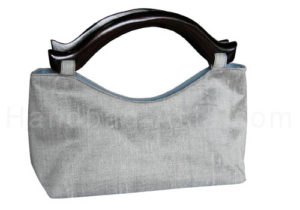 Silver Thai silk bag