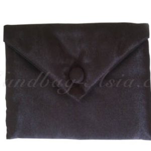 Black silk envelope