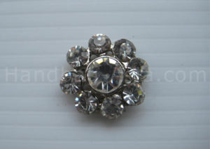 crystal button for embellishment