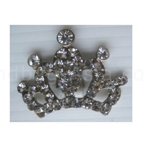 small silver rhinestone crown