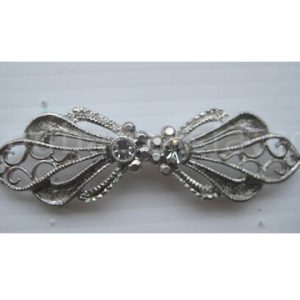 nickel color wedding clasp embellishment