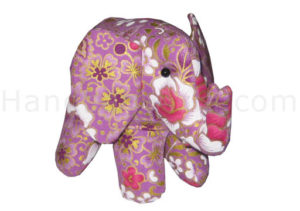 Cotton elephant with foam filling for events