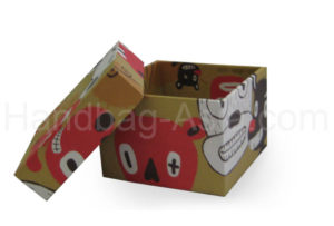 Modern paper box with cool print
