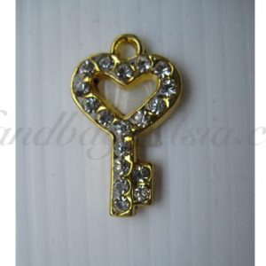 crystal key hanger for embellishment and key chains