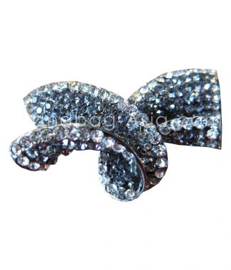 luxury wedding bow brooch