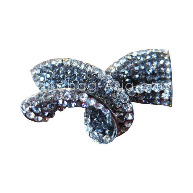 luxury wedding bow brooch