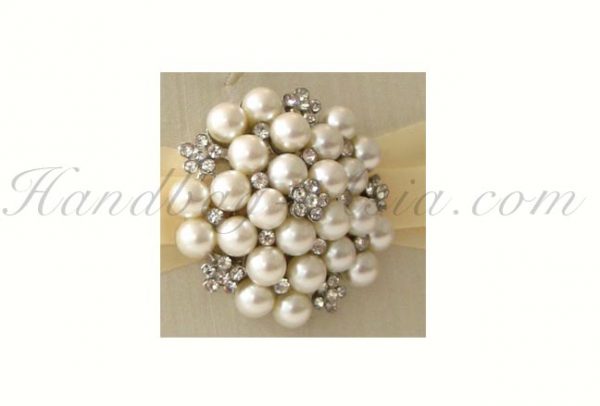 large pearl brooch