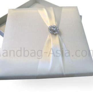 luxury white wedding box