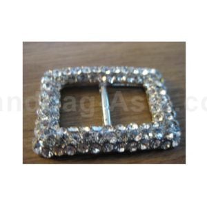 rectangle crystal buckle