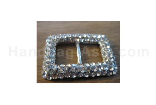 rectangle crystal buckle