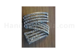 s shape brooch