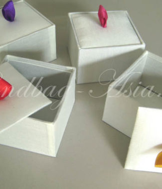 ivory silk gift box