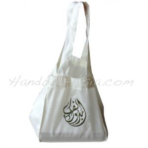 embroidered silk shoulder bag