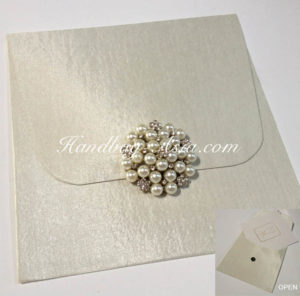 ivory invitation pearl envelope