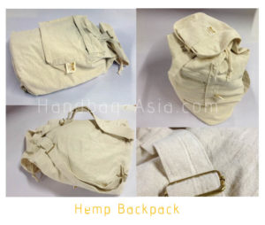 large hemp backpack